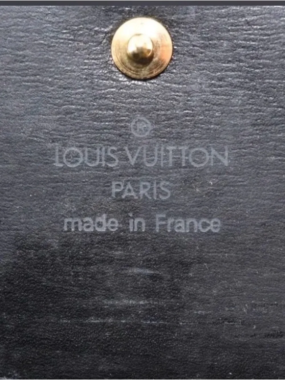 Louis Vuitton Black Textured Epi Leather Wallet
